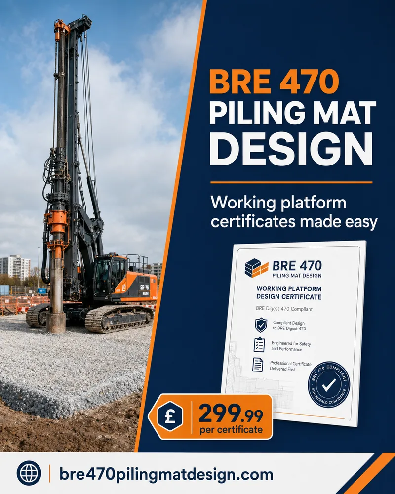 BRE 470 Piling Mat Design